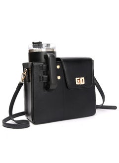 EVEREEN Adjustable Crossbody Bottle Holder Storage Bag with Detachable Strap, Compatible with Most Water Bottles, Versatile Pouch for Outdoor Use - Durable Material, Innovative Mounting Design for Various Settings  - Image 1