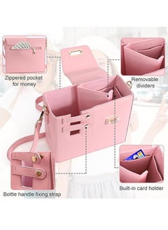 EVEREEN Adjustable Crossbody Bottle Holder Storage Bag with Detachable Strap, Compatible with Most Water Bottles, Versatile Pouch for Outdoor Use - Durable Material, Innovative Mounting Design for Various Settings  - Image 4
