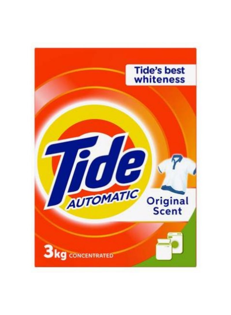 Tide Automatic Laundry Powder Detergent Original Scent 3 Kg