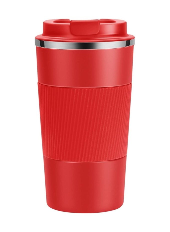 510ML TRAVEL MUG REUSABLE INSULATED COFFEE CUP VACUUM INSULATION STAINLESS STEEL THERMAL COFFEE MUG FOR HOT COLD DRINKS