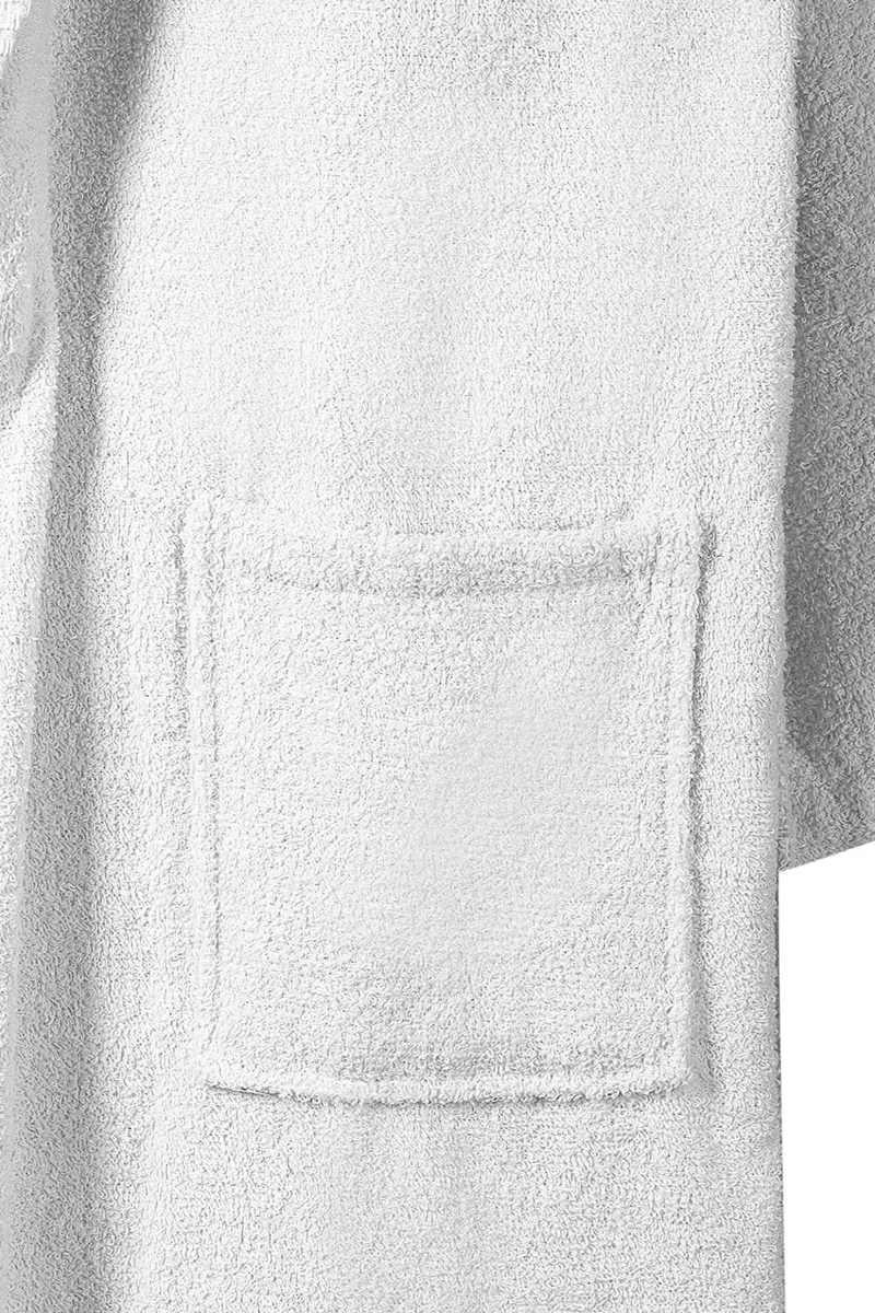 Bluenity Softy - 100% Natural Cotton Extra Soft Bathrobe XL+50X90 Towel Set - White
