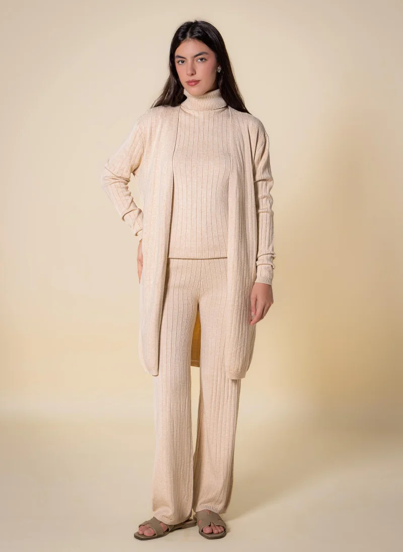 SHAPES KNITTED TURTLE NECK SET