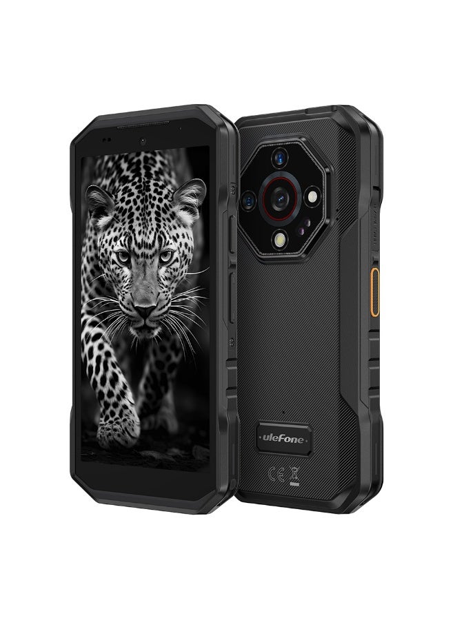 أوليفون ARMOR X32 4G 6GB RAM 128GB ROM|5500mAh بطارية|5.65" شاشة HD+|أندرويد 14|NFC-أسود - Image 2