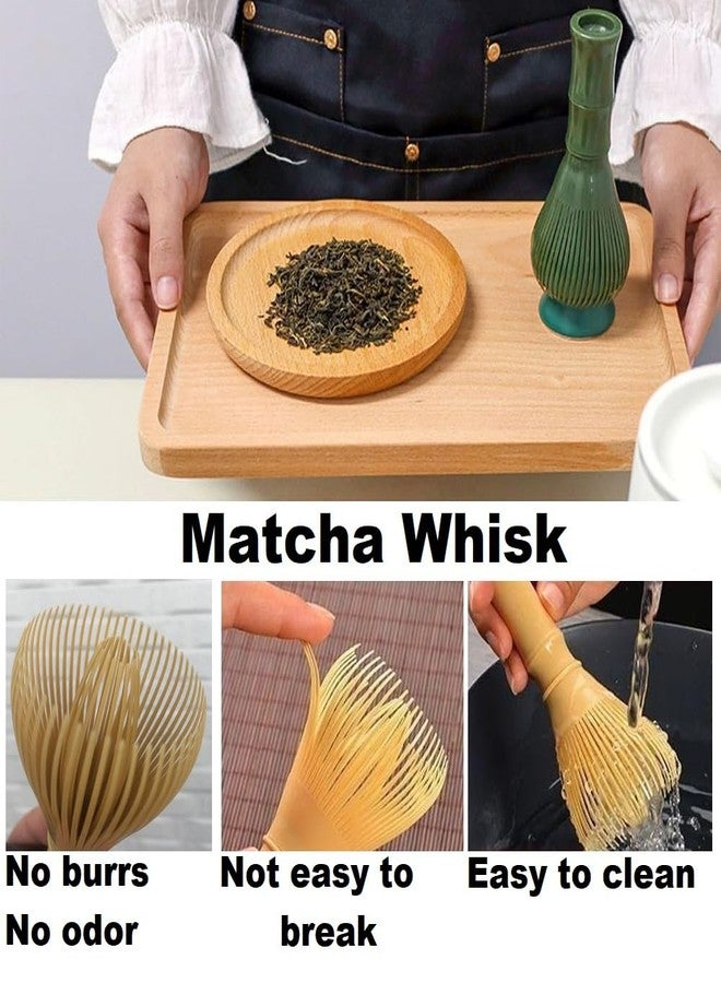 Alotm Resin Matcha Whisk, Plastic Matcha Brush, Japanese Tea Mixer Tool, PP Traditional Handcrafted Matcha Mixing Accessories for Tea Preparation (Yellow) - Image 5