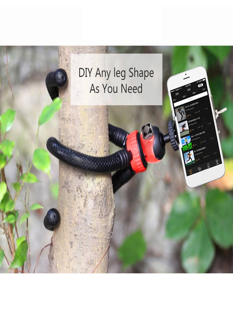 Mini Flexible Tripod Octopus Spider Stand Holder with 360° Ball Head for DSLR Action Camera Smartphone - Image 5
