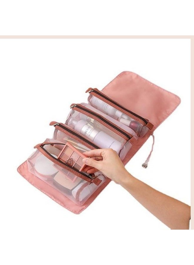 TINKDAS Cosmetic Organizer Makeup Bag Roll Up Pouch Makeup Organizer Box Foldable Toiletry Bag Cosmetic Bag for Women Travel Makeup Pouch(Multicolor) - Image 5