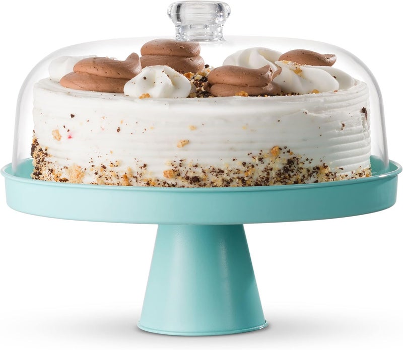 Table Concept Cake Stand, Footed Cake Stand with Lid, Serving Platter, Housewarming Gifts - Image 1