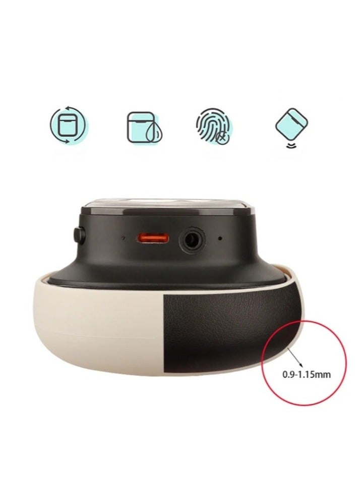 1 Pair Replacement Headphone Silicone Earphone Cushion Earpads for Baseus Bowie H1i-off-white  - Image 4