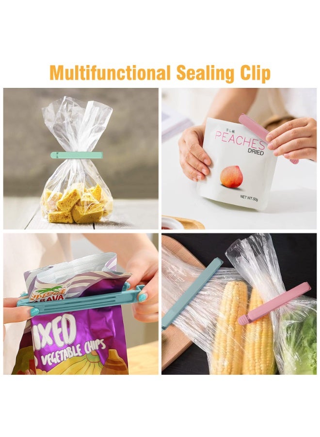 SUNSAR 21Pcs Food Bag Clips Plastic Storage Bags Sealing Clips Freezer Bag Clips for Kitchen Snacks Foods Bag Clips - Image 3