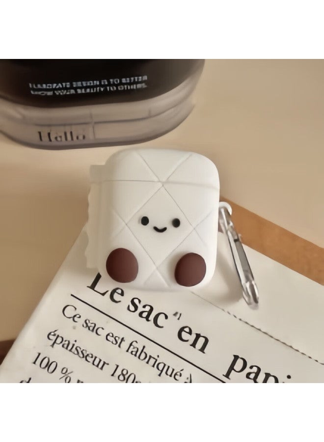 Beiyipin Creative Cute Tissue Paper Expressions Suitable For Apple Airpods 1st/2nd Generation Earphone Case Protective Cover - Image 3