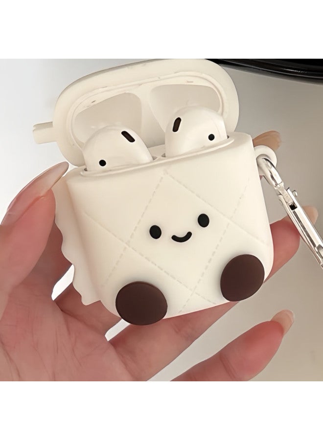 Beiyipin Creative Cute Tissue Paper Expressions Suitable For Apple Airpods 1st/2nd Generation Earphone Case Protective Cover - Image 1
