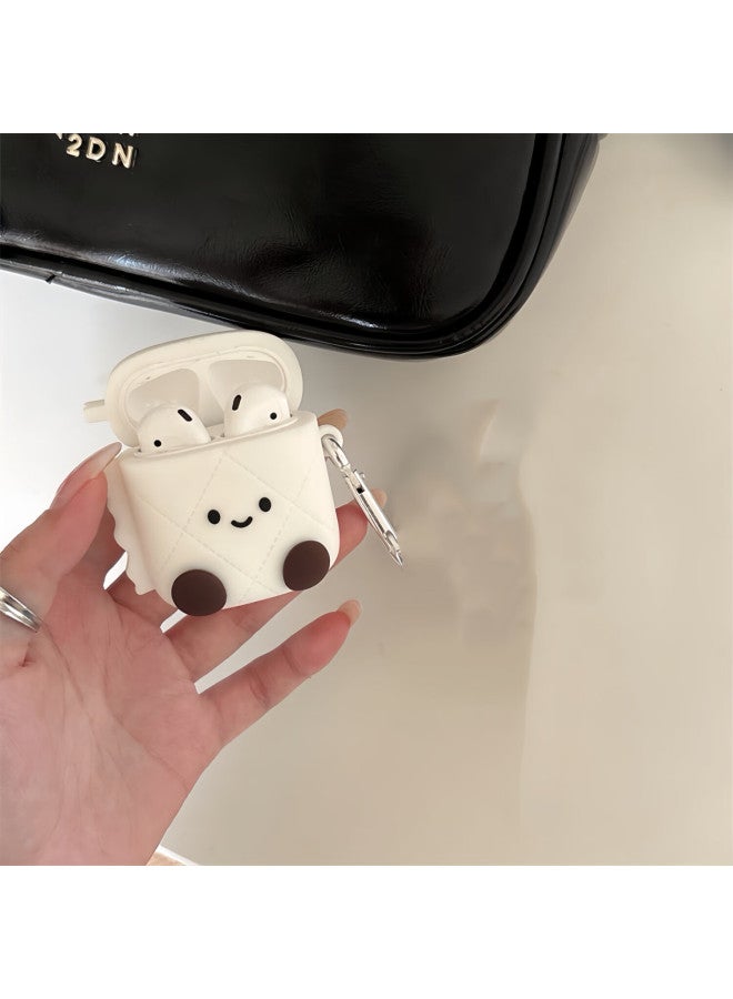 Beiyipin Creative Cute Tissue Paper Expressions Suitable For Apple Airpods 1st/2nd Generation Earphone Case Protective Cover - Image 2