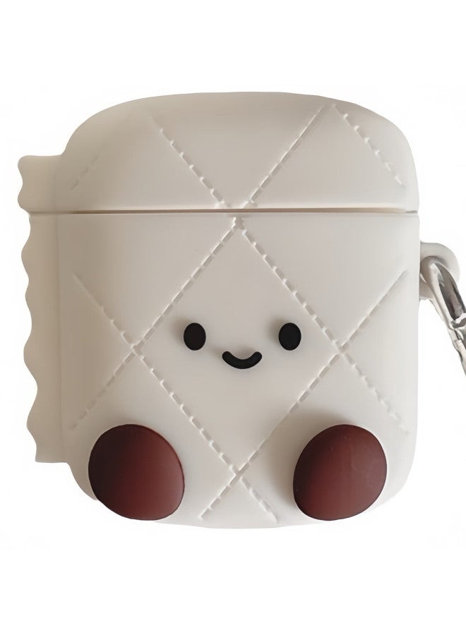 Beiyipin Creative Cute Tissue Paper Expressions Suitable For Apple Airpods 1st/2nd Generation Earphone Case Protective Cover - Image 4