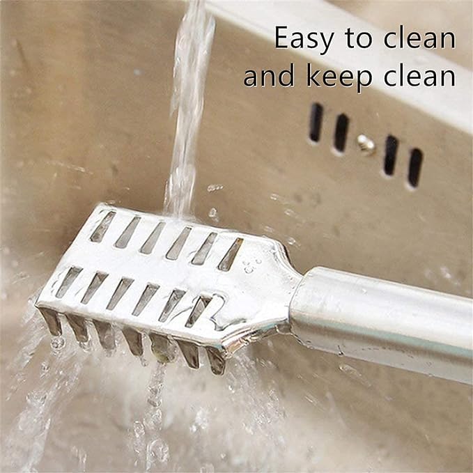 StyleSage StyleSage Fish Scale Scraper and Remover (Stainless Steel) Skin Cleaner Shaver for Fast Cleaning Skin Cooking Tools Saw Tooth Brush Machine for Kitchen Scaler/Cutting Knife Peeler Tool (Pack of 1)  - Image 2