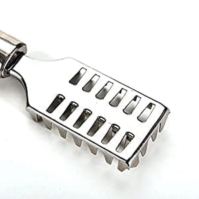 StyleSage StyleSage Fish Scale Scraper and Remover (Stainless Steel) Skin Cleaner Shaver for Fast Cleaning Skin Cooking Tools Saw Tooth Brush Machine for Kitchen Scaler/Cutting Knife Peeler Tool (Pack of 1)  - Image 1