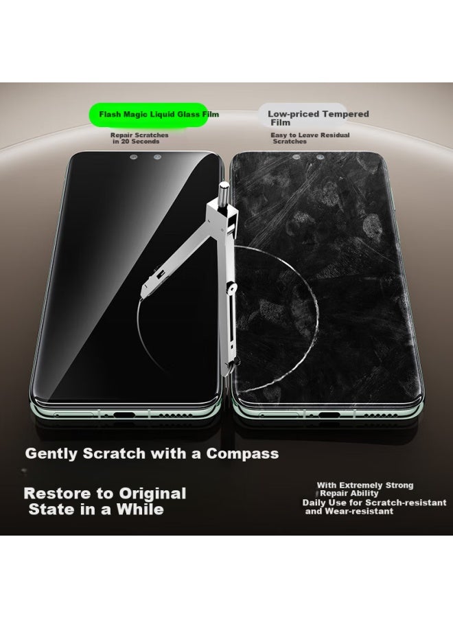 Smartdevil suitable For Huawei Mate 60 Pro Phone Film Mate 60 Pro+/rs Tempered Soft Film Curved Microcrystalline Dust-free Warehouse Full Screen Fit Smooth Anti-fingerprint - Image 3