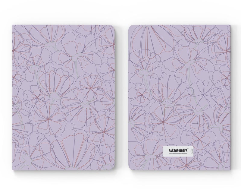 FACTOR NOTES A5 Notebook: Ruled | 90 GSM | 160 Pages (Nurture Lilac) - Image 5