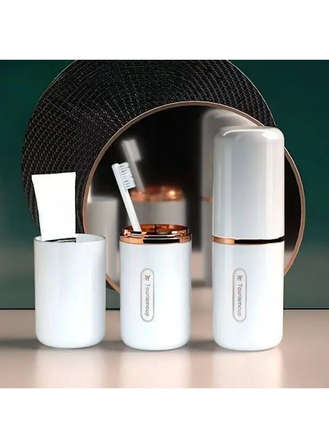 Green Portable Travel Toothbrush Toothpaste Kit With Case Cup Holder - Image 5