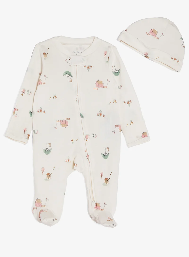 كارترز رومبر أطفال مطبوع بأقدام