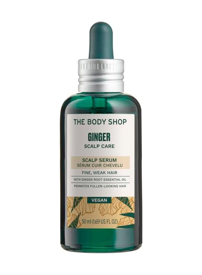 THE BODY SHOP Ginger Hair Serum – Leave-In Serum for Thicker, Fuller & Denser-Looking Hair, With Ginger Root Density Complex, Lightweight & Non-Greasy, Suitable for Fine, Weak & Sensitive Scalps, 50ml - Image 1