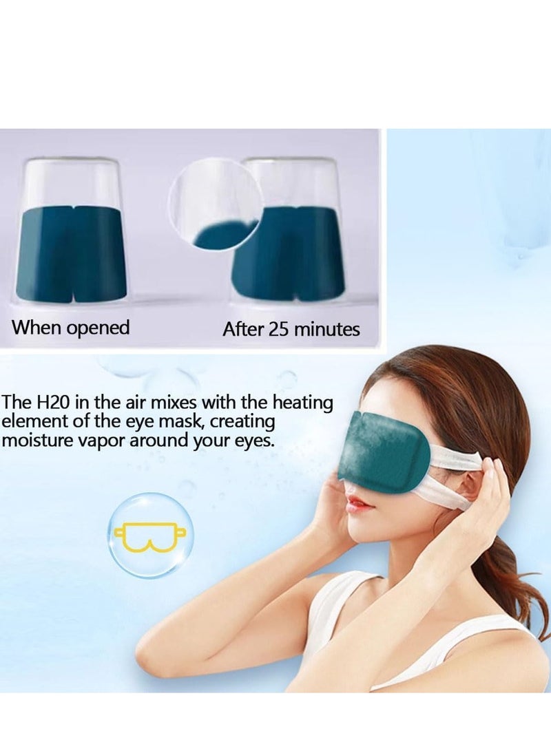 Generic Steam Eye Mask,10 Packs Heated Eye Mask Warm Compress for Eyes Disposable Heated Sleep Eye Mask for Dry Eyes Dark Circles Relax Comfortable Self Heating Warm Eye Mask for Travel Home Office  - Image 5