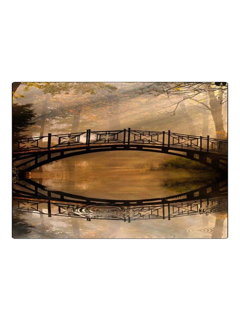 RKN Printed Anti-Slip Gaming Mouse Pad Black/Brown