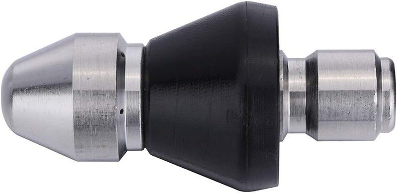 CREEXEON Pressure Washer Sewer Jetter Nozzle,Drain Cleaning Water Jetter,5000 PSI 3/8 Inch Quick Disconnect Plug - Image 1