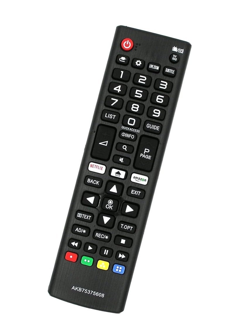 PopZa Replacement Remote Control for LG TVs – Compatible with 32LK6200PLA, 40UK6400PLF, 42LB5820, 42UK6200, 43LK5900, 43LK5900PLA – No Setup Required, Strong IR Signal, Fully Functional with Durable and Ergonomic Design, Easy Pairing, and Comprehensive Button Layout for Smooth Navigation and Enjoyable Entertainment - Image 3