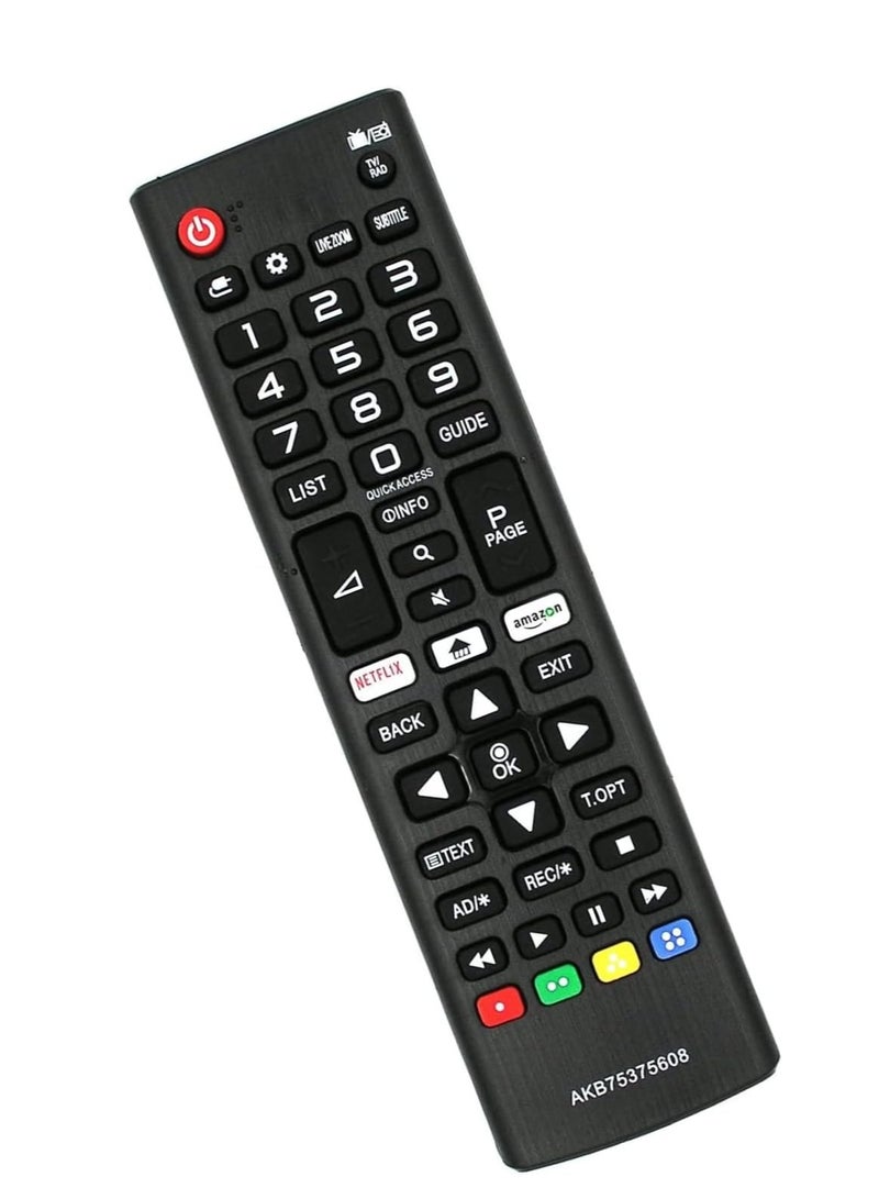 PopZa Replacement Remote Control for LG TVs – Compatible with 32LK6200PLA, 40UK6400PLF, 42LB5820, 42UK6200, 43LK5900, 43LK5900PLA – No Setup Required, Strong IR Signal, Fully Functional with Durable and Ergonomic Design, Easy Pairing, and Comprehensive Button Layout for Smooth Navigation and Enjoyable Entertainment - Image 4