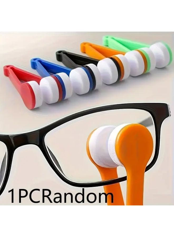 طقم تنظيف النظارات الفاخر مع قمصة من الألياف الدقيقة وفرشاة مزدوجة الجوانب وأصناف متنوعة - Image 1