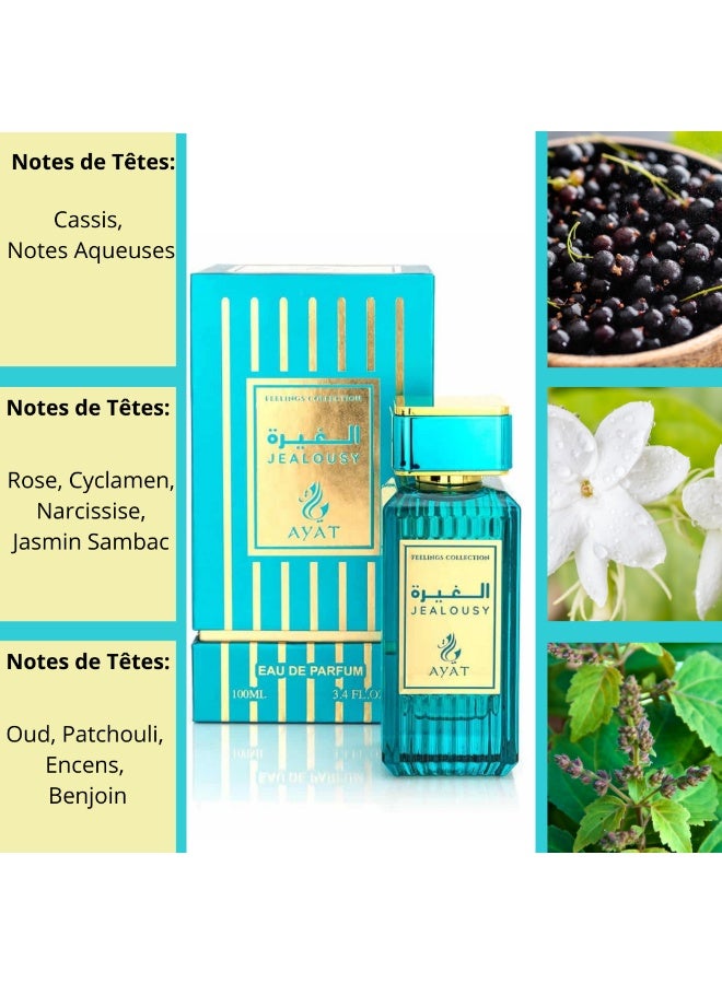 Ayat Perfumes Jealousy – Ayat Perfumes Feelings Collection | Bold Long Lasting Extrait de Parfum | Woody Spicy Perfume 100ML Unisex - Image 2