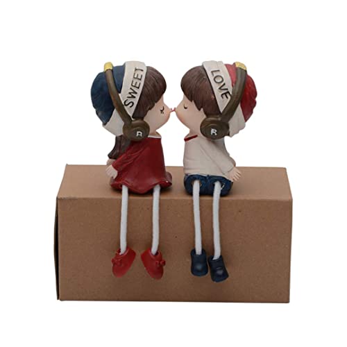 STORE 2508 Store2508 Latku Romantic Sweet Love Polyresin Hanging Legs Showpiece LZ450 (Pair) - Image 2