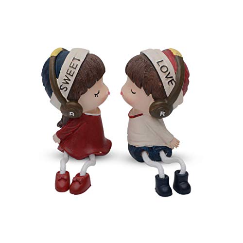 STORE 2508 Store2508 Latku Romantic Sweet Love Polyresin Hanging Legs Showpiece LZ450 (Pair) - Image 3