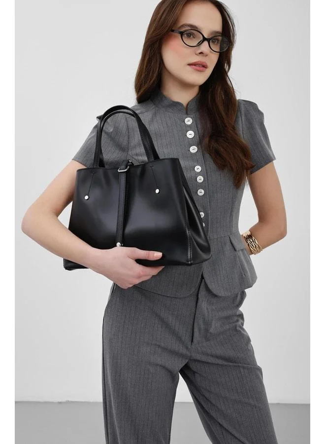 Shule Bags  Fedi Yavrulu Black Hand and Shoulder Bag. for Women | Best Price UAE