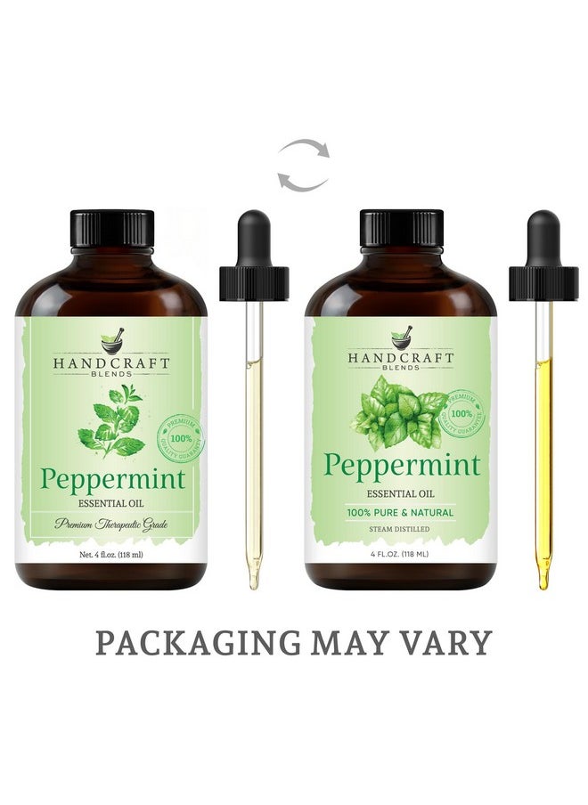 handcraft Blends Handcraft Blends Peppermint Essential Oil - Huge 4 Fl Oz - 100% Pure and Natural - Premium Grade with Glass Dropper  - Image 2