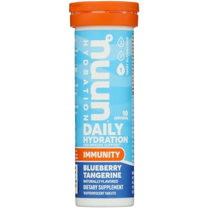 Nuun Immunity Blueberry Tangerine, 10 Drink Tablets - Image 1