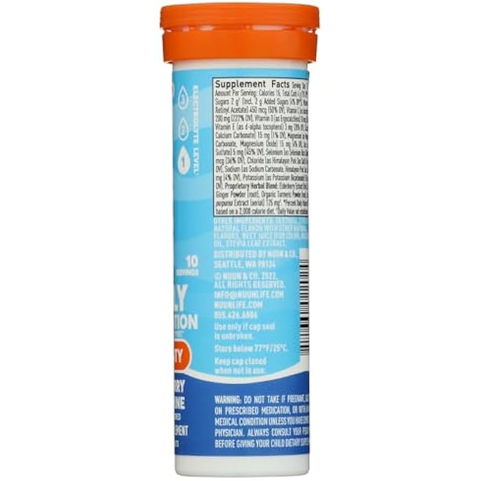 Nuun Immunity Blueberry Tangerine, 10 Drink Tablets - Image 2