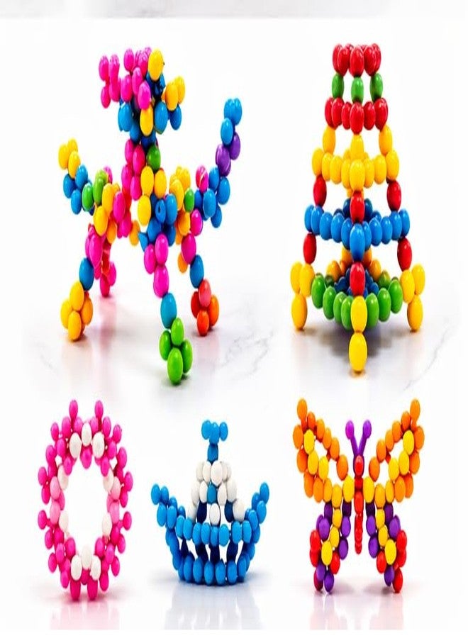 Barasti Star Shaped, Star Block Interlocking Blocks Colorful Star Building Blocks Educational Construction Blocks for Kids Multicolor (100 Pcs) - Image 4