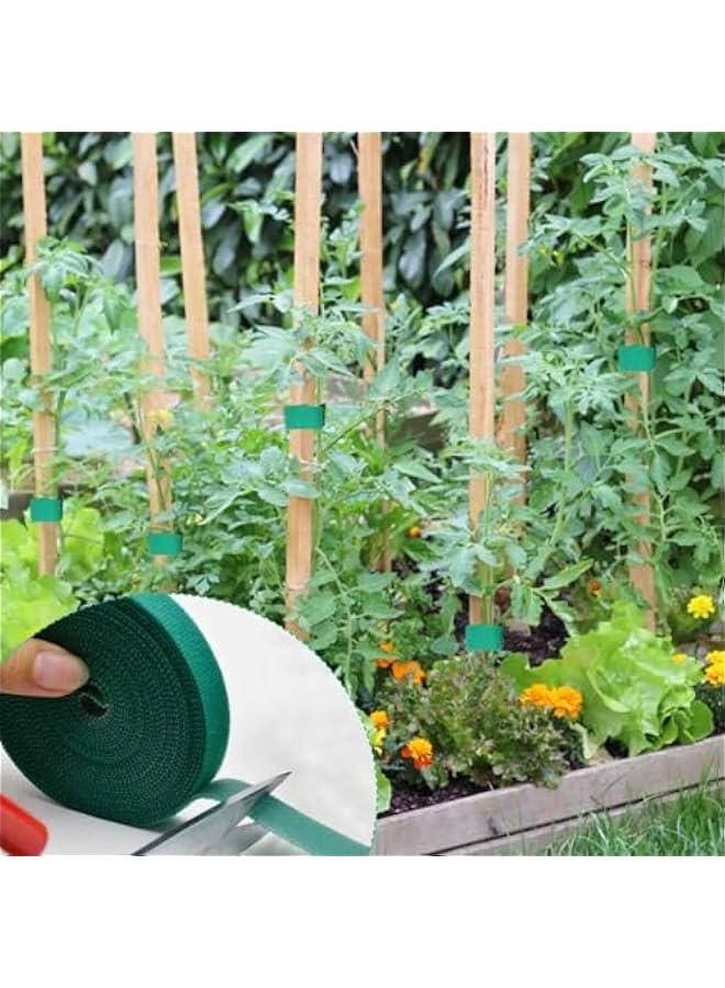 HOOKOR 5 Rolls Garden Tie Green Tape - Twist Ties for Plants 12mmx10m Garden Plant Ties Soft and Tomato Plant Ties - Plant Twist Tie for Plant Gardening, Home, Office - Image 4
