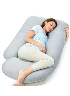 Pregnancy Pillows with Cooling Cover, U-Shaped Full Body Maternity Pillow for Side Sleepers 57 Inch - Support for Back, Hip, Belly, Legs for Pregnant Women - pzsku/Z0AAB859432BA3743A8EFZ/45/_/1740471469/40290af5-1b61-423f-80f0-eb02ed7d08d7