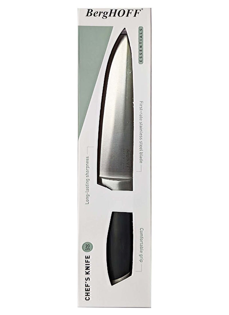 Berghoff Berghoff Essentials Chef's knife Stainless Steel With Comfort Grip 20 cm Black  - Image 3