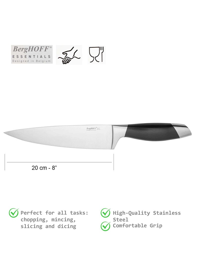 Berghoff Berghoff Essentials Chef's knife Stainless Steel With Comfort Grip 20 cm Black  - Image 2