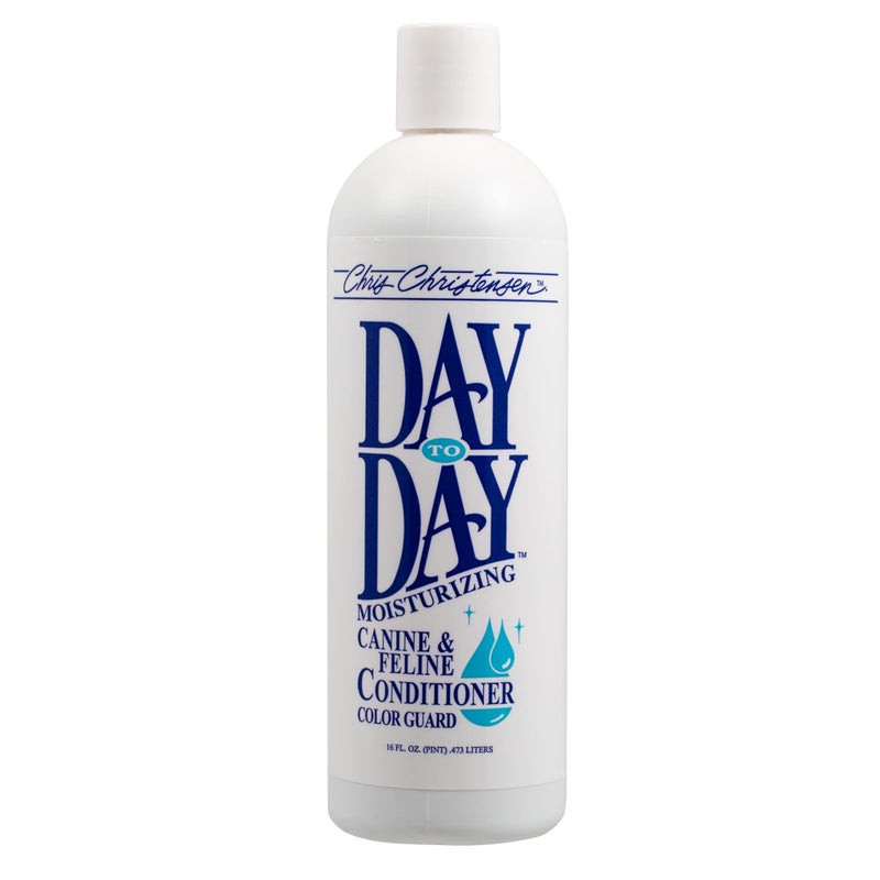 Chris Christensen Day to Day Ultra Concentrated Dog Conditioner, Makes up to 8 Bottles, Groom Like a Professional, Moisturizing, All Coat Types, for Daily Use, Made in USA, 16oz - Image 1