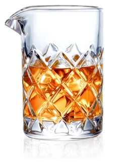 Bar Co ck ta il Mixing Glass, Seamless Co ck ta il Pitcher for Stirred Co ck ta il with Weighted Bottom, Old Fashioned Bartender Accessory and Tool   18oz 500ml