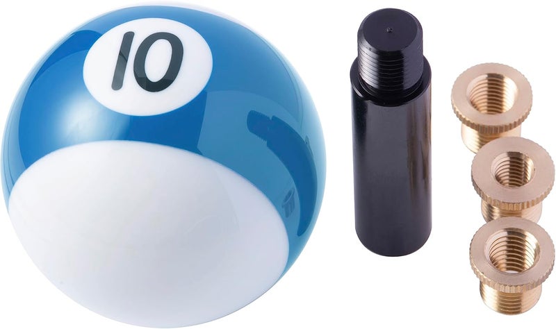 Mavota Pool Ball Billiard Stick Shift Knob Universal Gear Shifter Knobs for Car SUV Bus Truck (Blue 10X) - Image 4