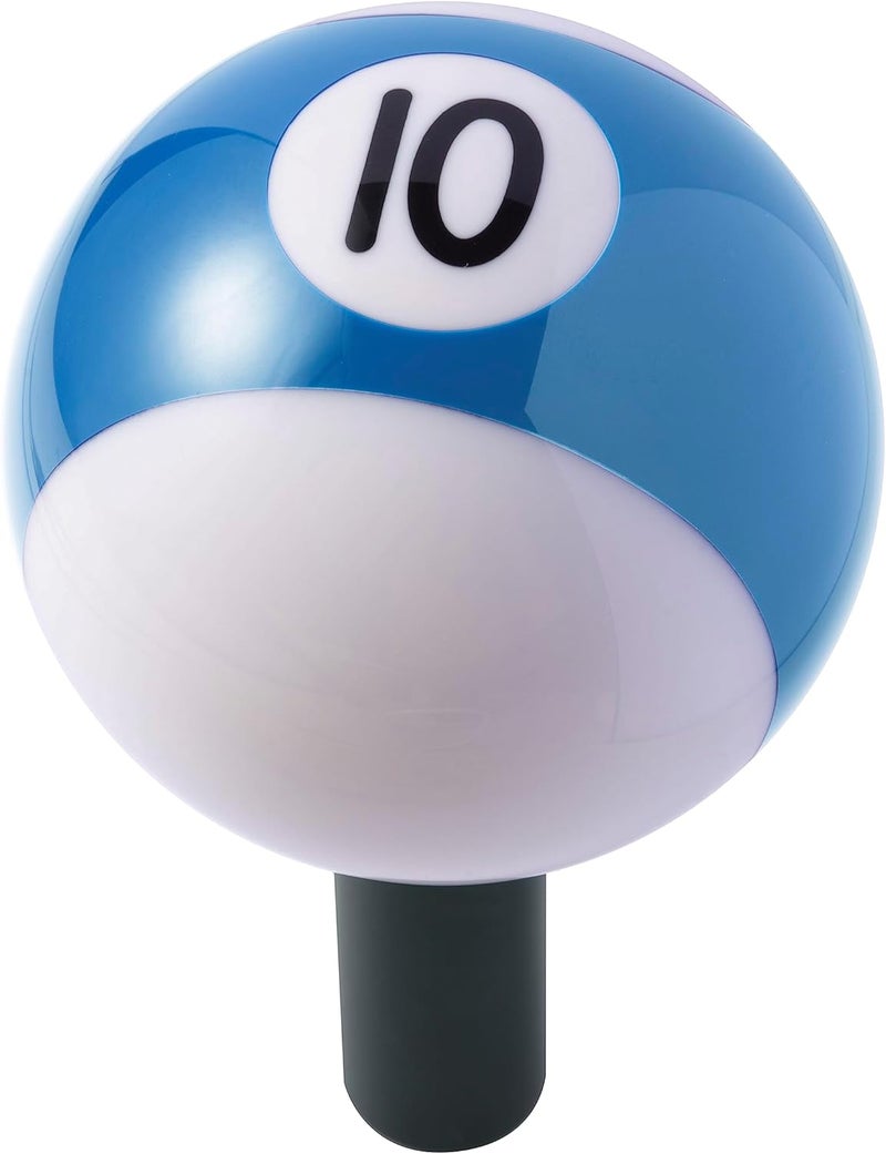 Mavota Pool Ball Billiard Stick Shift Knob Universal Gear Shifter Knobs for Car SUV Bus Truck (Blue 10X) - Image 1