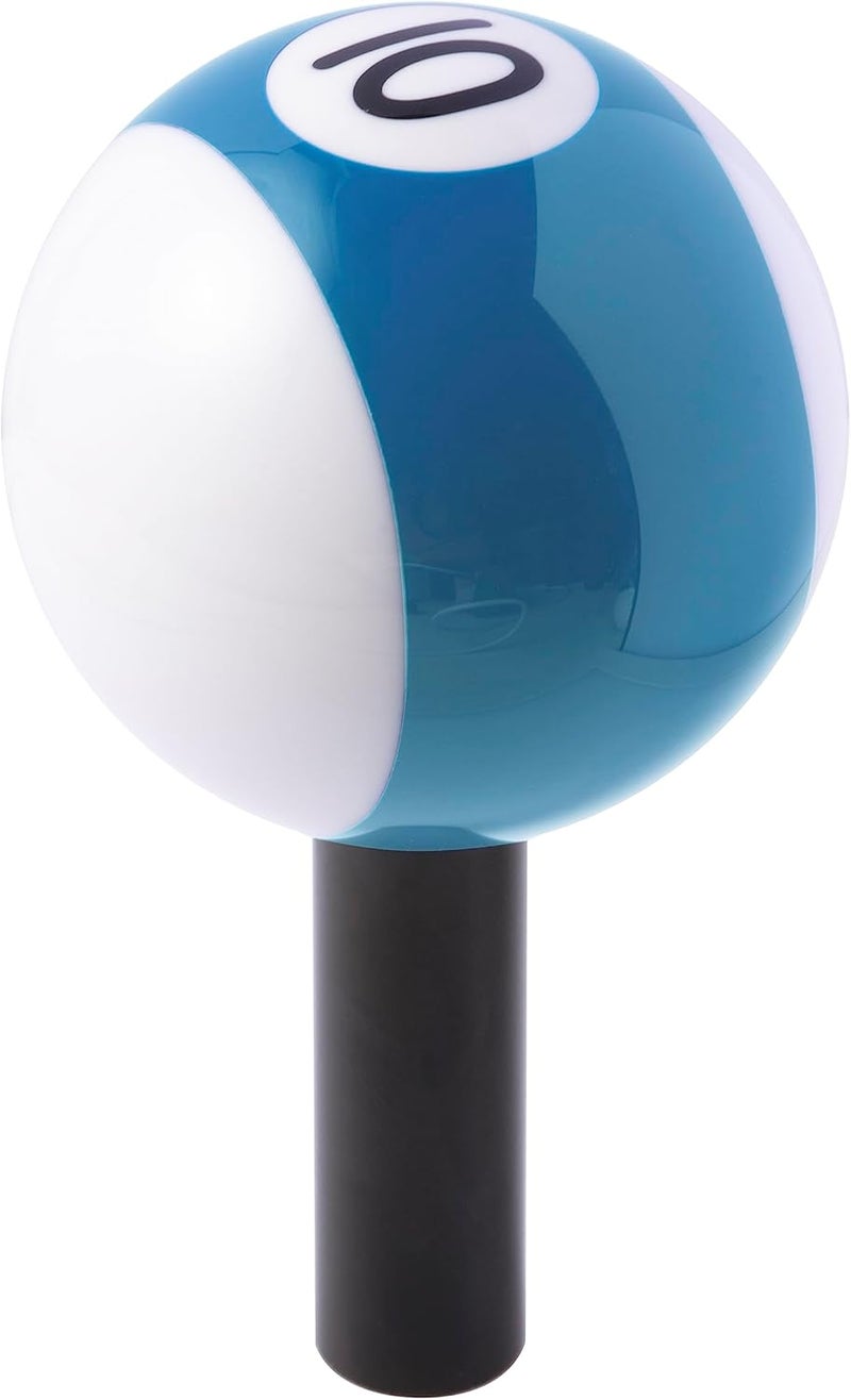 Mavota Pool Ball Billiard Stick Shift Knob Universal Gear Shifter Knobs for Car SUV Bus Truck (Blue 10X) - Image 2