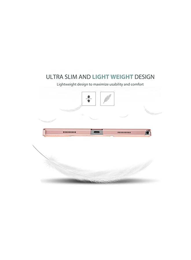 Procases For Galaxy Tab A8 10.5 Case, Slim Stand Hard Back Shell Protective Smart Cover Case For Galaxy Tab A8 10.5 Inch 2022 Sm-X200 X205 X207 -Rosegold - Image 5