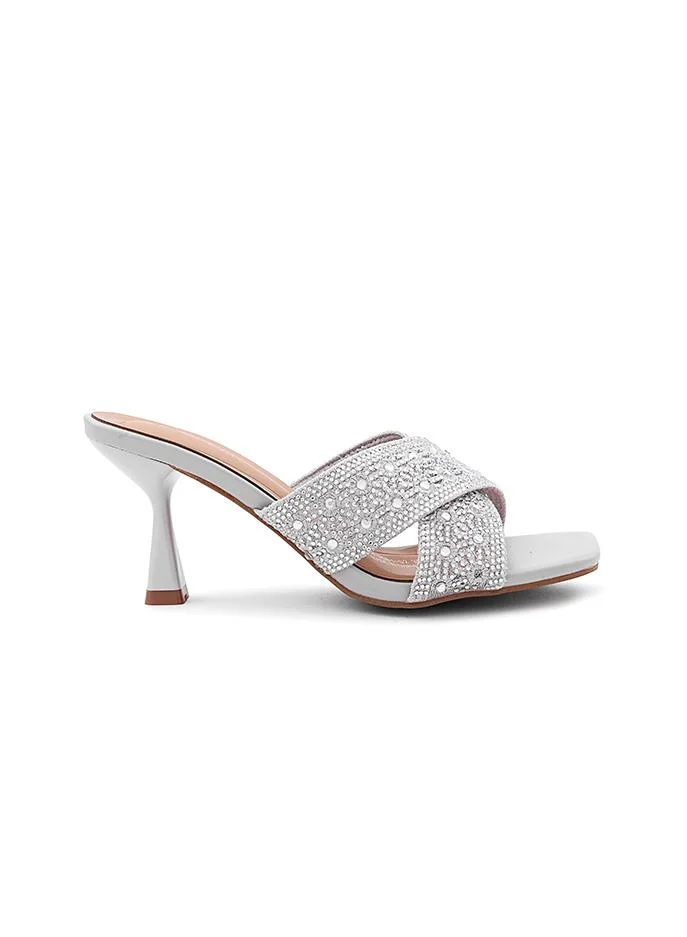 كابلي Cuple Embellished Multi Strap Flat Slides