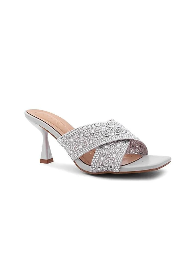 كابلي Cuple Embellished Multi Strap Flat Slides